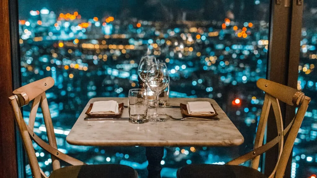 Nightview date night at Tokyo observatory