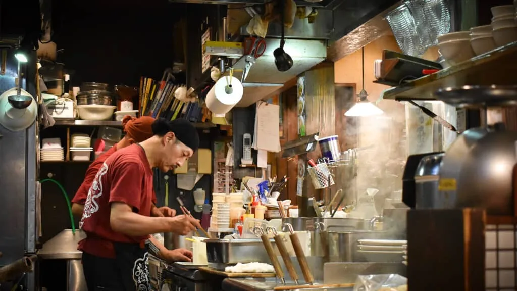 Ramen shop in Japan