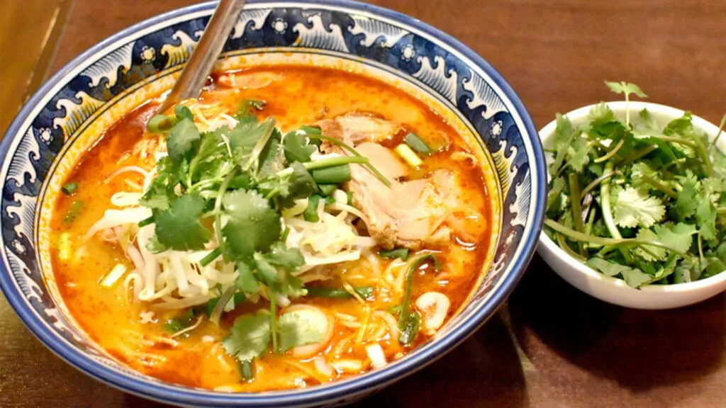 Thai style ramen