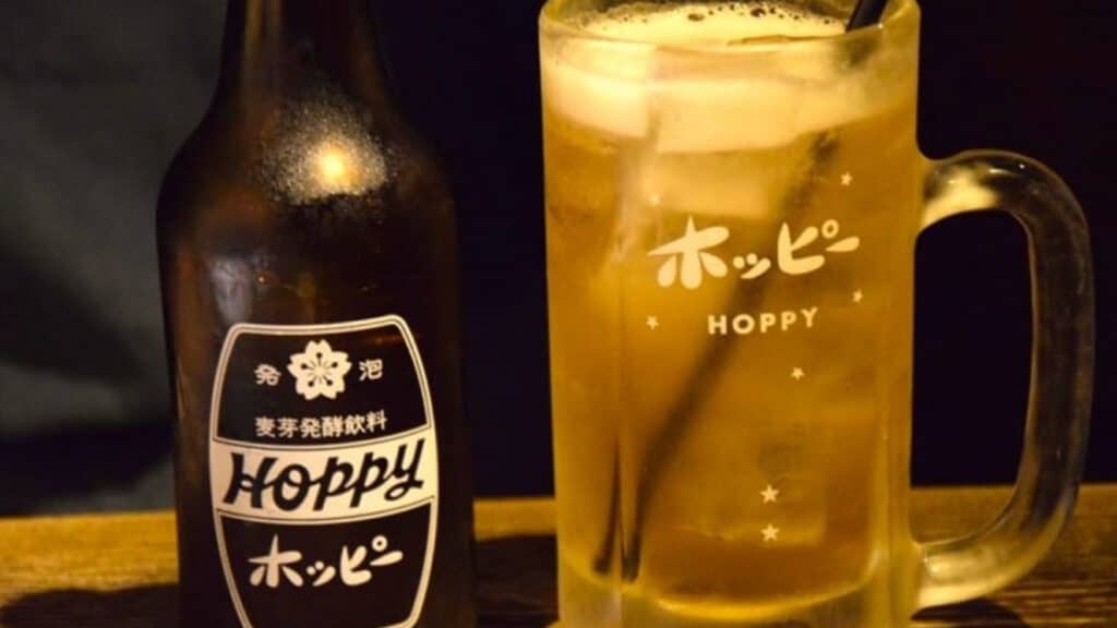 Hoppy, traditional Japanese beer shochu mixer