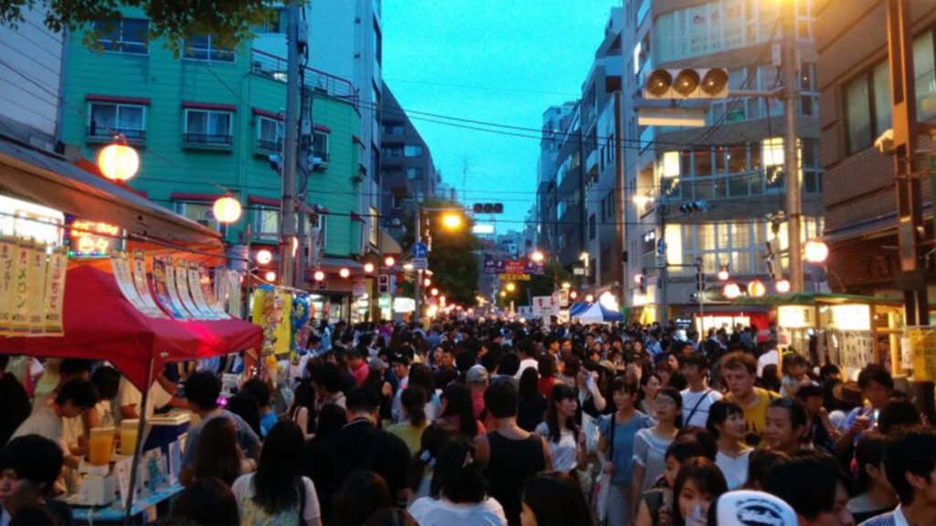 Matsuri summer festival tokyo. Azabu Juban summer festival