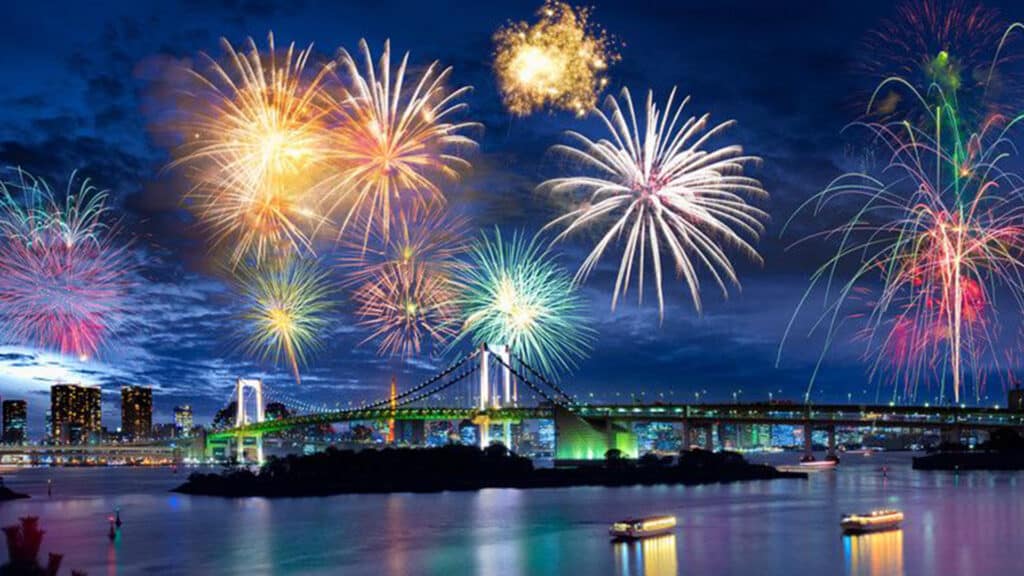 Matsuri summer festival tokyo. Sumida River Fireworks Festival summer tokyo