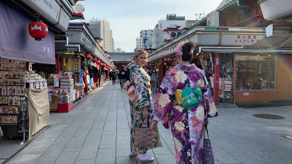 Visit Tokyo under 24 hours- One Day Trip Itinerary Kimono Experience in Asakusa