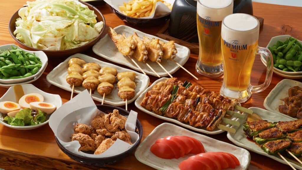 The best places and everything about all-you-can-eat, Tabehoudai in Japan torikizoku yakitori