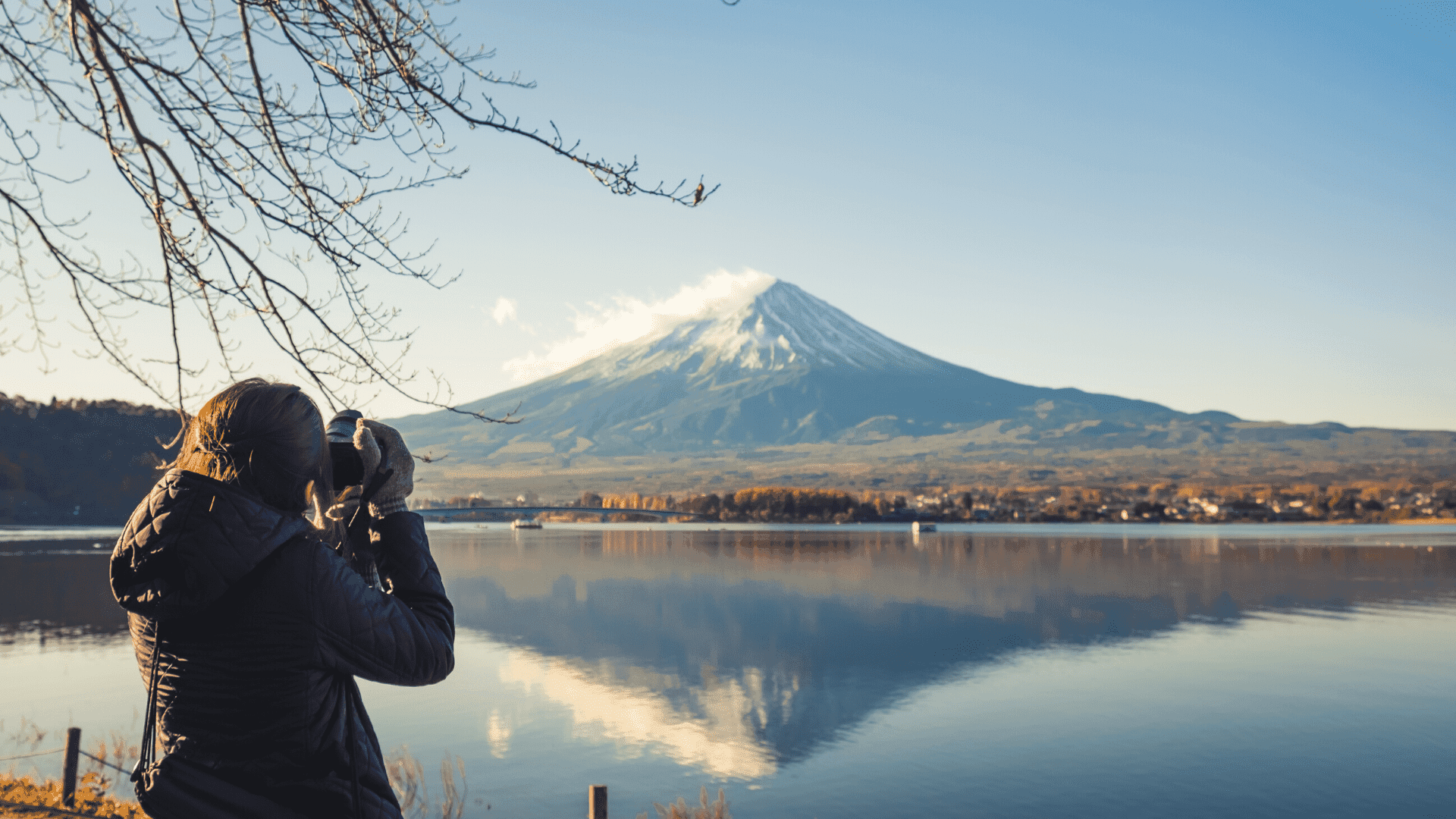 Tour guide in Japan