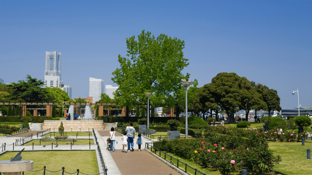 Yamashita Park for nature lovers