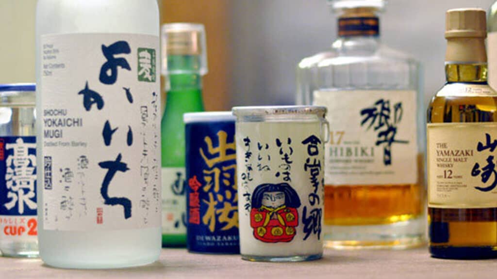 Japanese alcohol as souvenirs