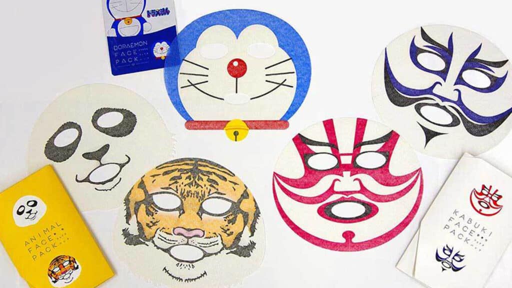 Japanese masks as souvenirs