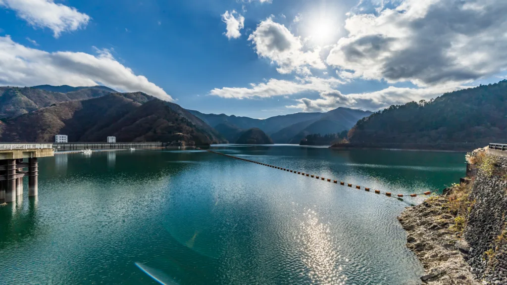 Okutama Lake in Japan for nature lovers