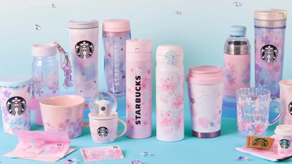 Sakura starbucks in Japan