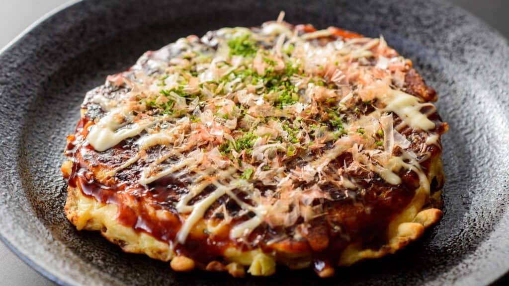 Okonomiyaki restaurant in Japan