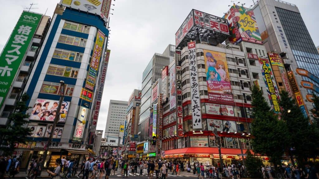 Sightseeing in Akihabara Japan