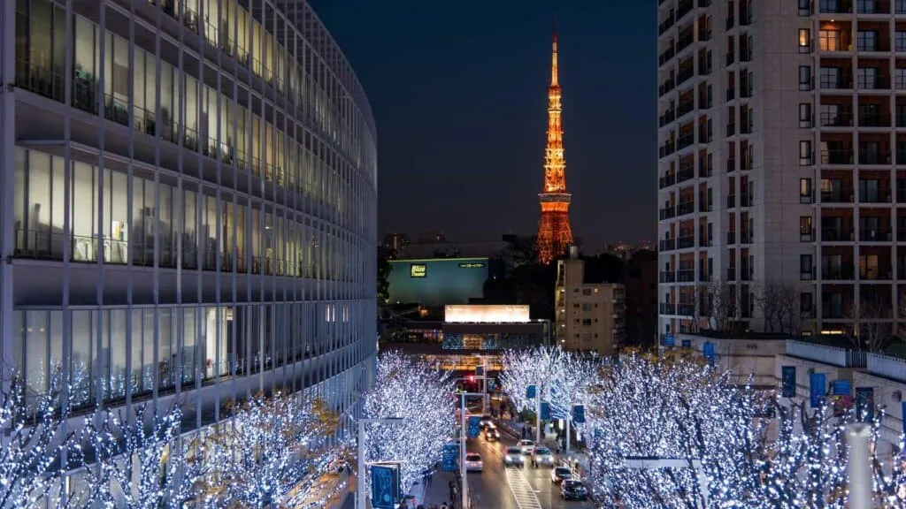 Sightseeing in Roppongi Japan