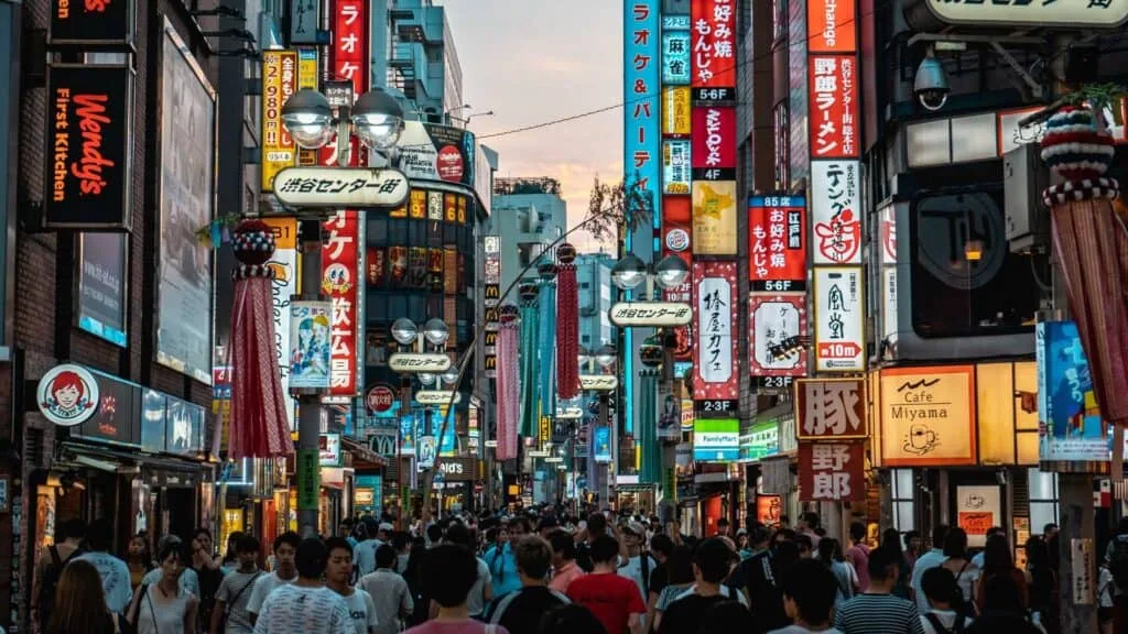 Sightseeing in Shibuya Japan