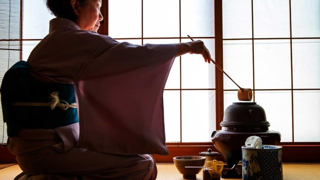 Tea ceremony in Tokyo Japan