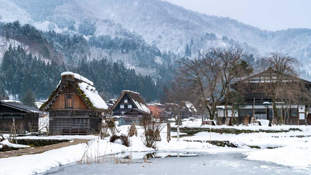 Winter in Tokyo Japan