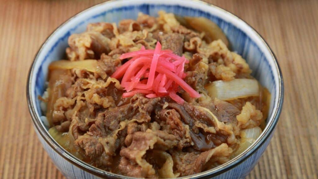 beef bowl chain restaurant in Tokyo