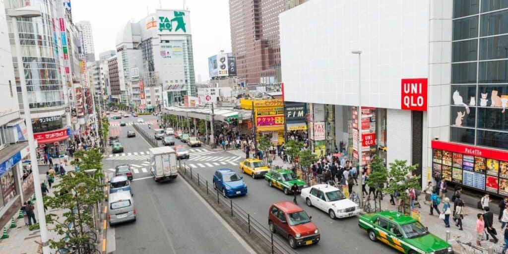 Driving in Tokyo