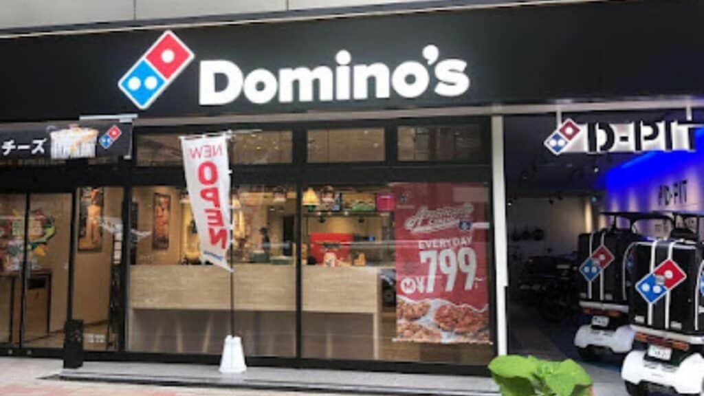 Fast food chains in Japan Dominos