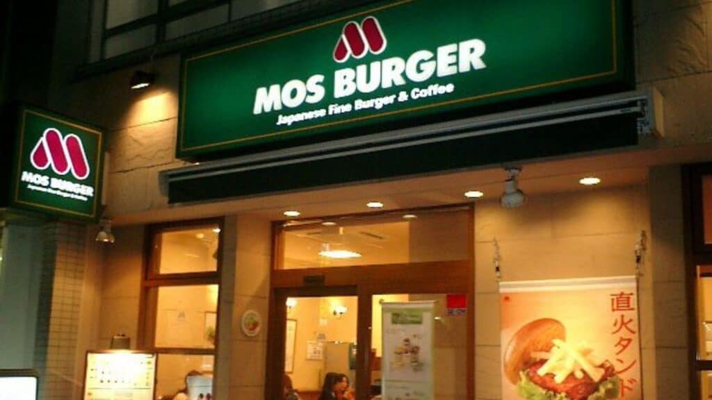 Fast food chains in Japan MOS Burger