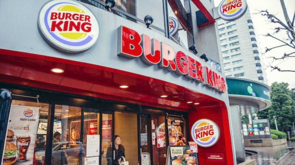 Fast food chains in Japan Burger King