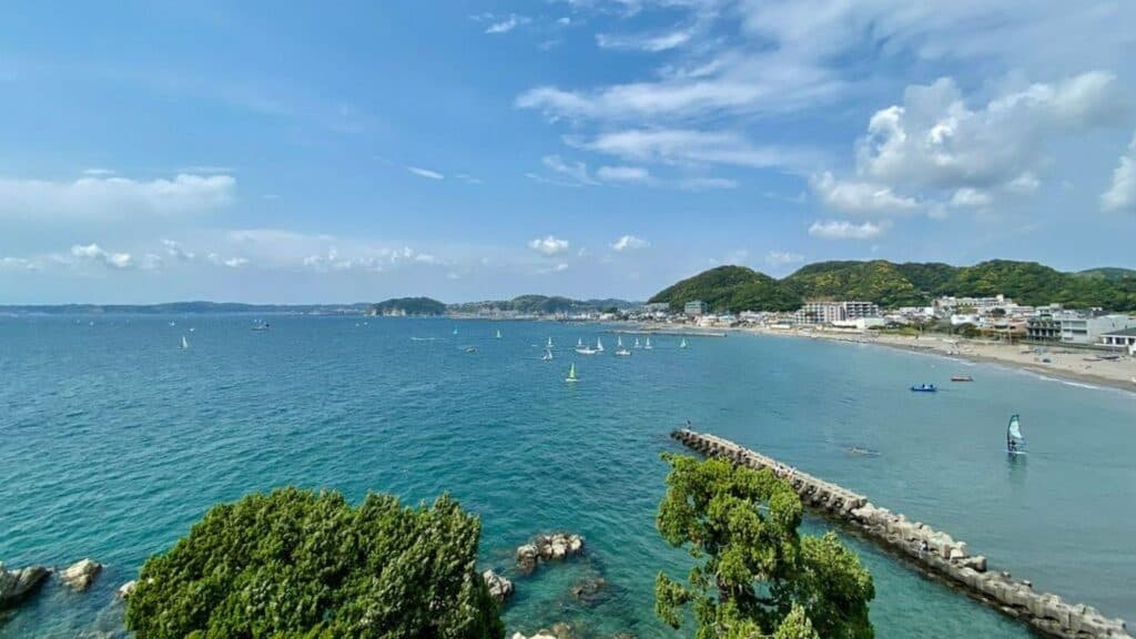 Beaches near Tokyo Morito coast