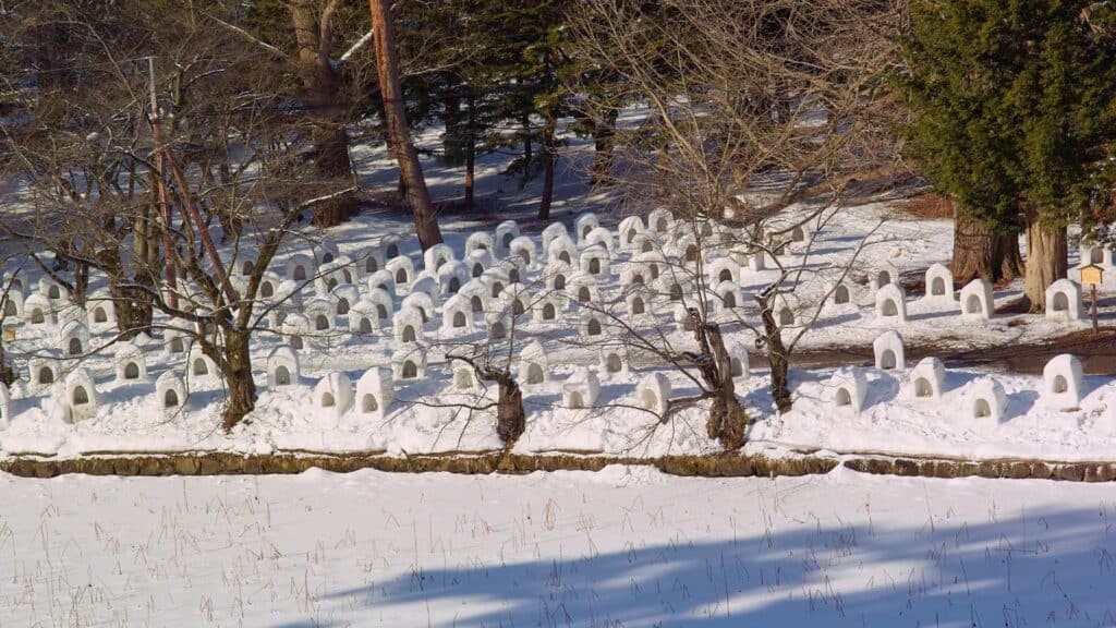 Winter festivals in Japan Hirosaki castle snow lantern festival