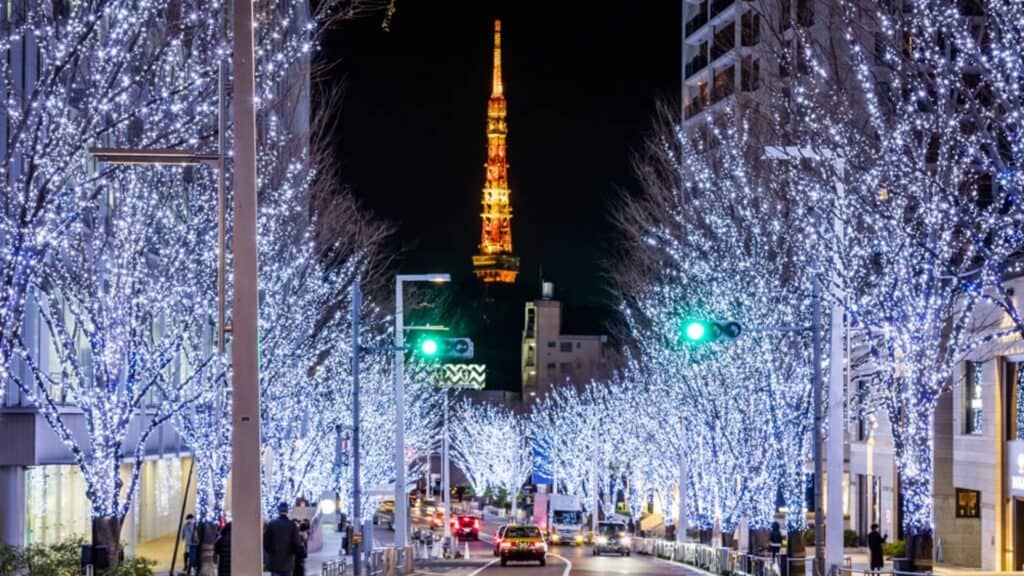 8 Illuminations in Tokyo Roppongi Hills Christmas