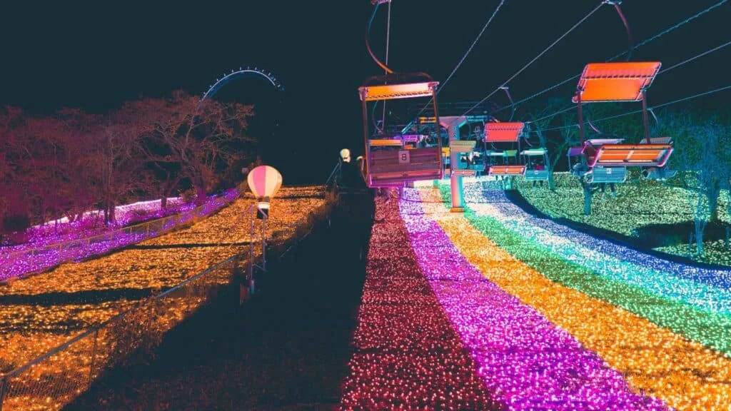 23 Illumination day trips from Tokyo Lake Sagami Illumination in Sagamihara City
