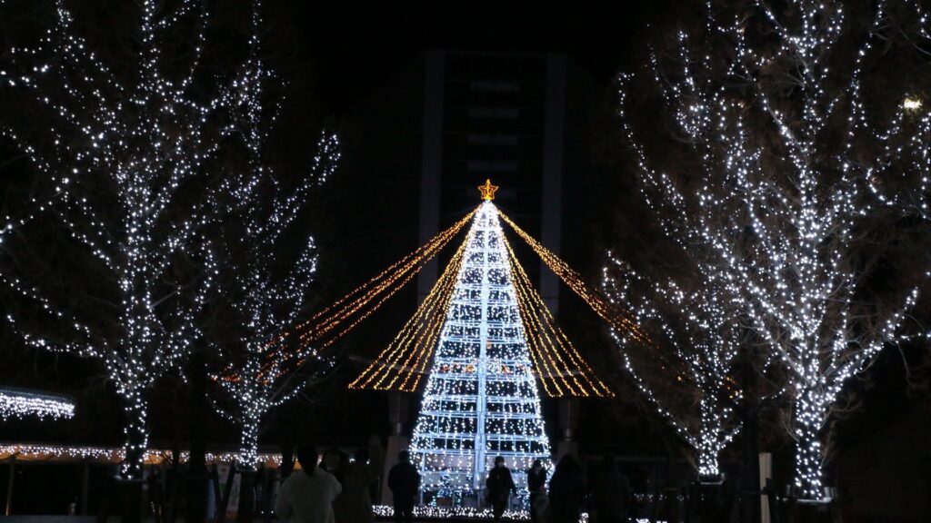 29 Best Winter illuminations in Japan Asutamu Land Tokushima Happy Xmas 2022