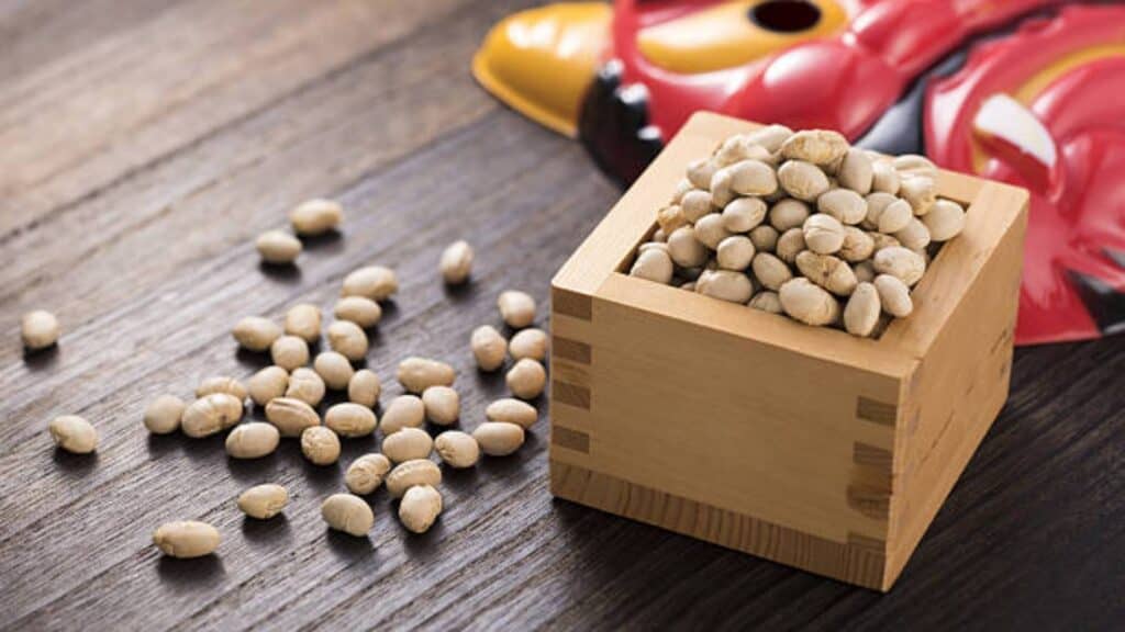 What is setsubun and how is it celebrated Why sow roasted soybeans at Setsubun