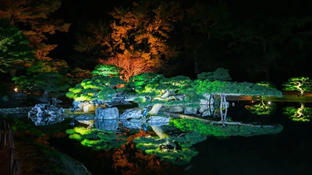 30 cherry blossom viewing events Special scenic spot Ritsurin Garden Spring illumination