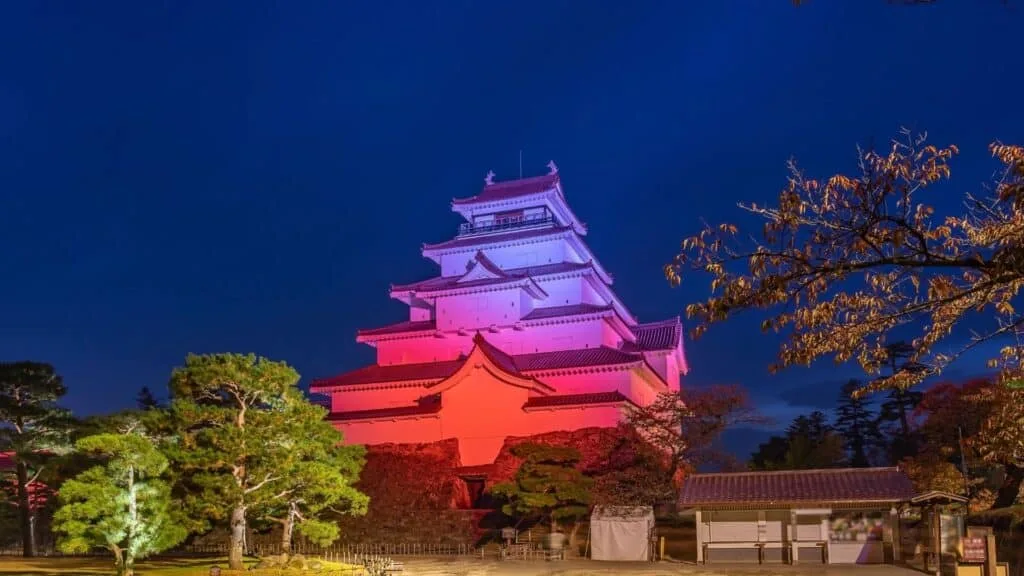 30 cherry blossom viewing events Tsuruga Castle Park Illuminated