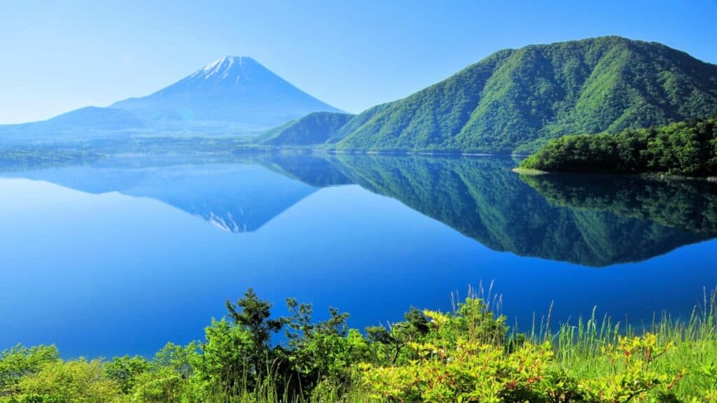 Where to go in spring in Japan Lake Motosuko [Yamanashi Prefecture]