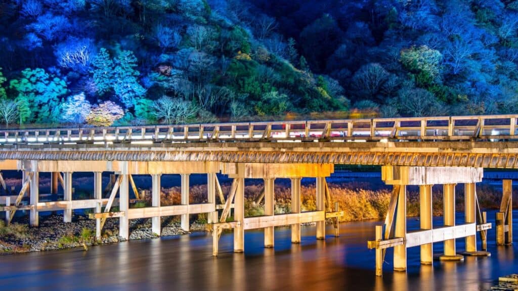 Where to go in spring in Japan Togetsu Bridge [Kyoto Prefecture]