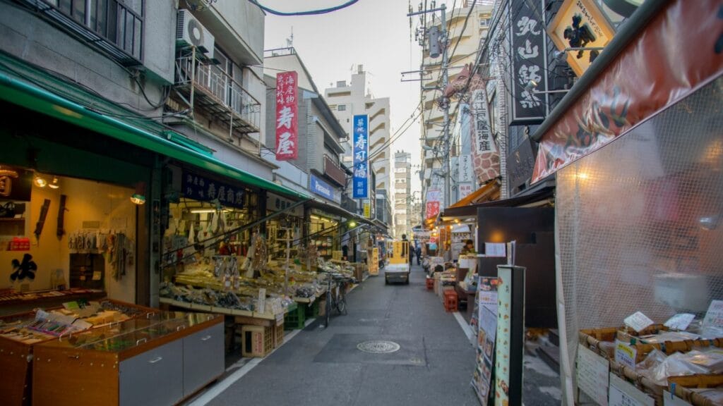 Best Street food Tsukiji Outer Market