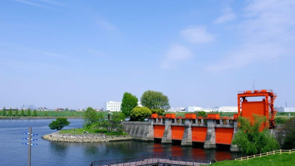 Akabane Area Guide Iwabuchi Sluice Gate