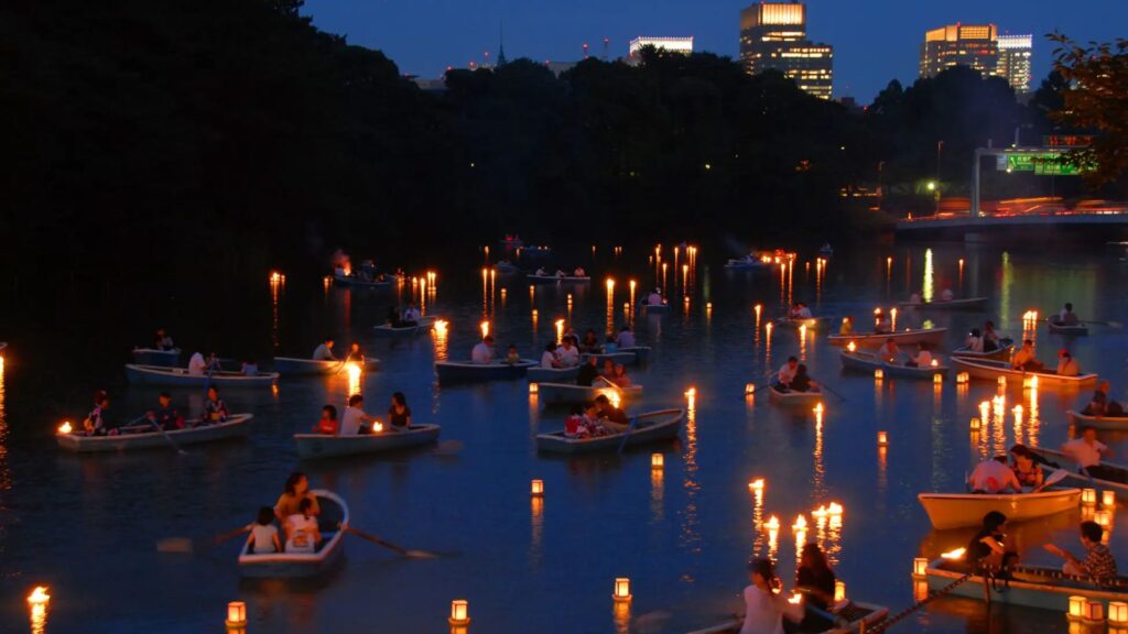 Best Japanese festivals & matsuri Chiyoda Lantern Floating Evening