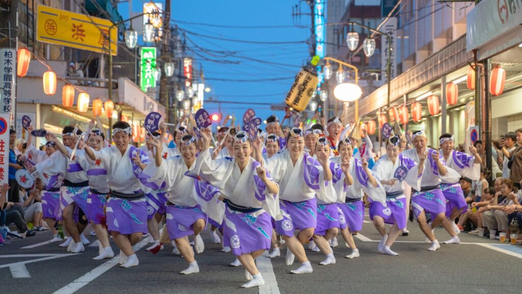 Best Japanese festivals & matsuri Kanagawa Yamato Awa Odori dance