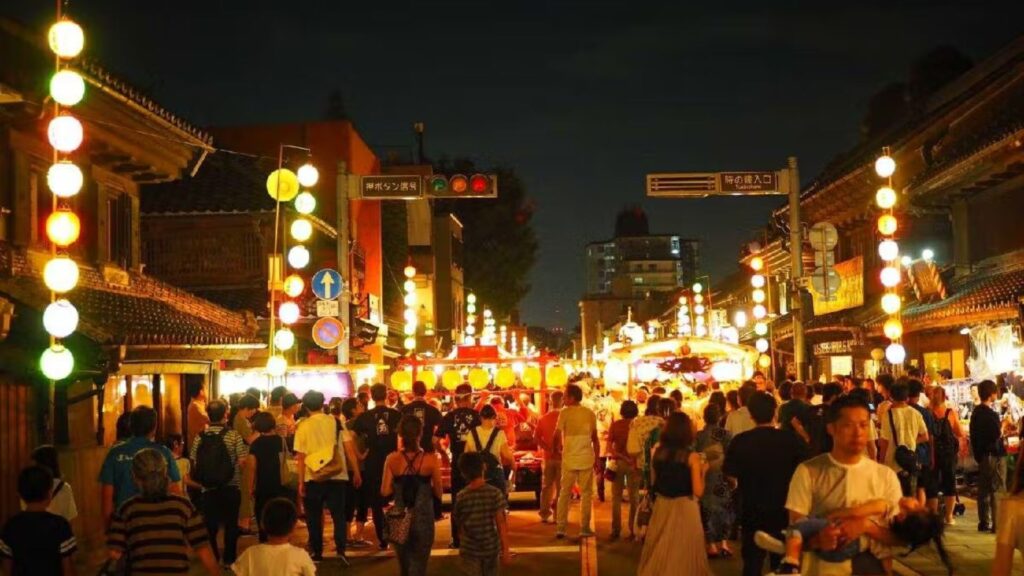 Best Japanese festivals & matsuri Kawagoe Million Lights Summer Festival
