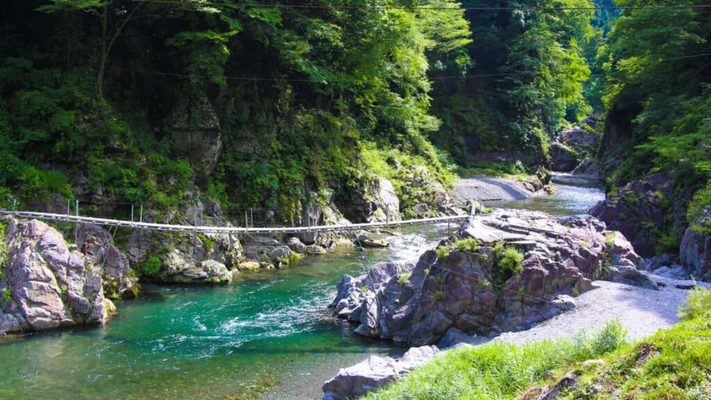 Okutama Area Guide Hatonosu Canyon