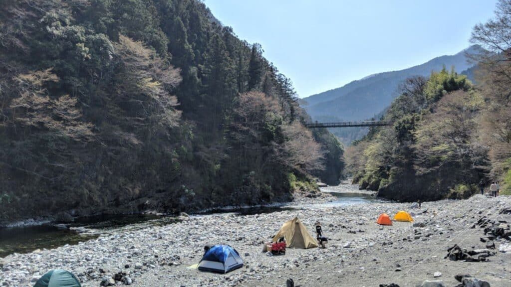 Okutama Area Guide Hikawa Camp site