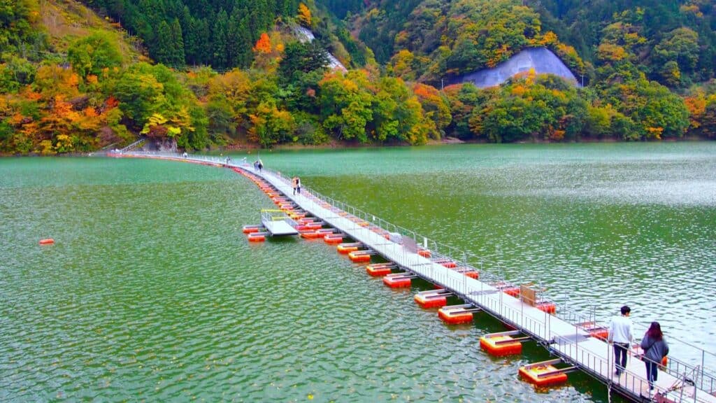 Okutama Area Guide Mugiyama Floating Bridge