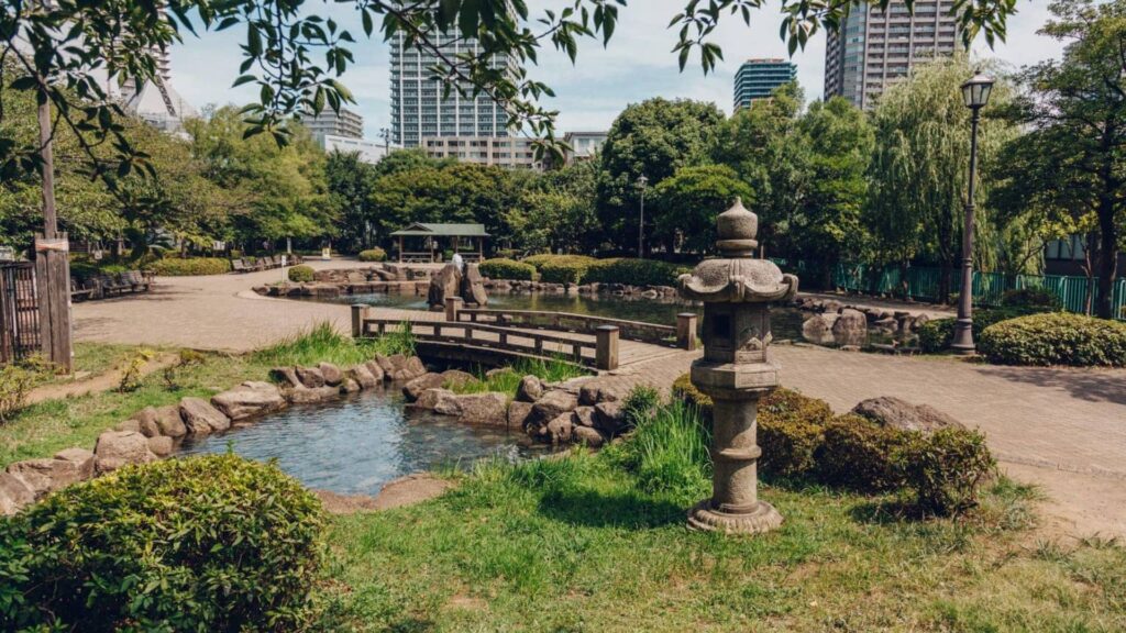 Tsukishima area guide_ Tsukuda Park 中央区立佃公園