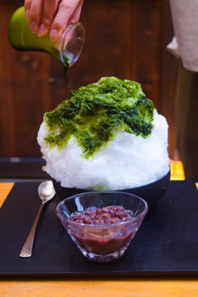 Funabashiya 船橋屋 matcha kakigori