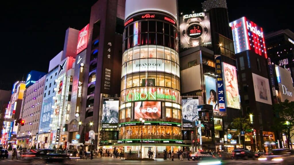 Japan 1-week Itinerary Ginza