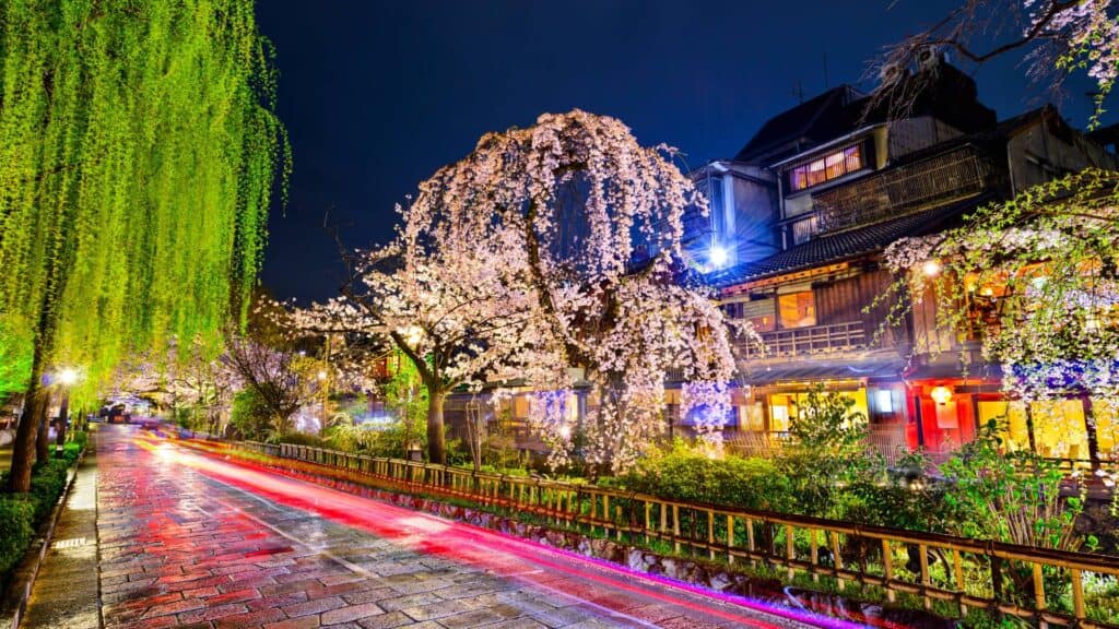 Kyoto Downtown Gion District, Pontocho area