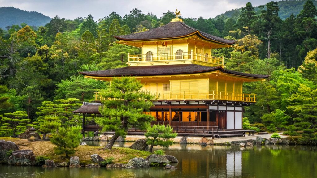 Kyoto Golden Temple Kinkaku-ji Temple