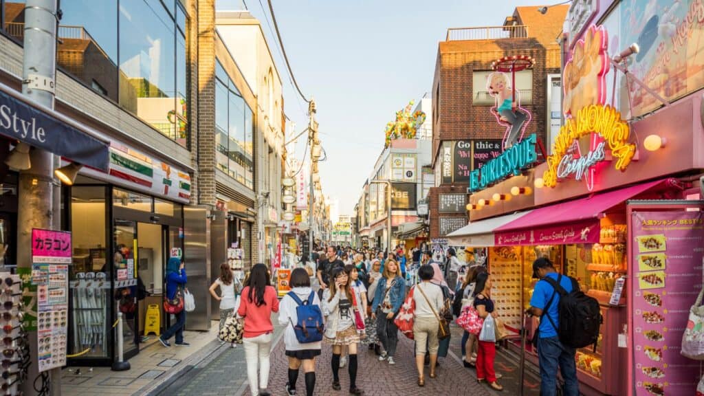 3-day itinerary Tokyo Harajuku Takeshita Shopping Street