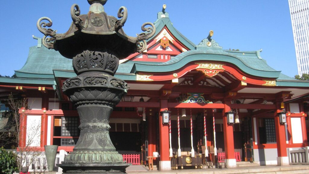 Hatsumode in Tokyo Hie Shrine 1